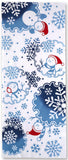Kenema  -  50299  Snowflakes falling  雪花舞う  (The dyed Tenugui)