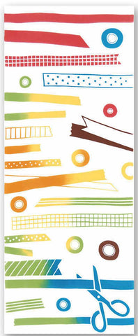 Kenema - 50257  Colorful Masking Tape  カラフルマステ (The dyed Tenugui) - Japanese traditional Tenugui