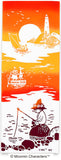 Kenema - 51018  Moomin Characters series - Sunset  夕焼け (The dyed Tenugui)