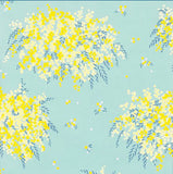 Cohare こはれ - Mimosa Mint  (ミモザ  ミント)   21413-122 - Furoshiki   45 x 45 cm