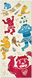 Kenema  - 50239  Setsubun demon extermination   節分鬼退治   Japanese Tradition Cotton Towel (The dyed Tenugui) (Copy)