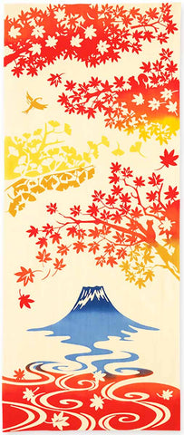 Kenema  -   50260 Fujimi Kouyo   富士見紅葉 (Fujimi Autumn Leaves)  (The dyed Tenugui)
