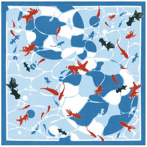 Yu-Soku - Yurameki Ryoka 揺らめき涼夏 - Furoshiki 50 x 50 cm