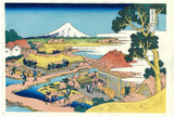Katsushika Hokusai - #30 - Sunshū Katakura chaen no Fuji  駿州片倉茶園ノ不二  - Free Shipping