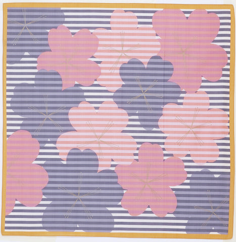 Seiran - Layered cherry blossoms 青嵐 綿風呂敷 約70cm 【桜重ね】MA2010 (Japanese Wrapping Cloth) 70 x 70 cm