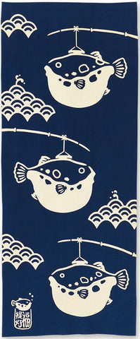 Kenema  - 50231  Fuku chochin    福提灯   (The dyed Tenugui)