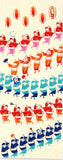 Kenema  - 50285  Festival Song お祭り音頭  Japanese Tradition Cotton Towel (The dyed Tenugui)