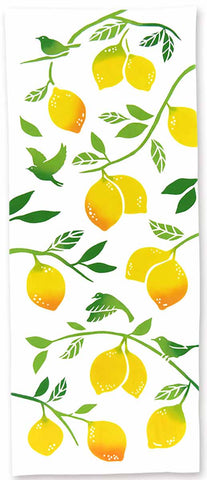 Kenema - 50254  Lemon Tree  レモンツリー (The dyed Tenugui) - Japanese traditional Tenugui
