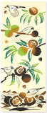 Kenema  -   50294 Chestnuts and birds 栗カケス  Japanese Tradition Cotton Towel (The dyed Tenugui)