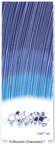 Kenema - 51013  Moomin Characters series - Rain 雨  (The dyed Tenugui)