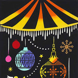 Kenema  -  50266  Mary Christmas go round   (メリークリスマスゴーランド)  (The dyed Tenugui)