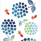 Kenema - 50248 Hydrangea Goldfish 紫陽花金魚   (The dyed Tenugui) - Japanese traditional Tenugui