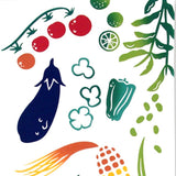 Kenema  -  50216 Toretate Natsu yasai     採れたて夏野菜        (The dyed Tenugui)