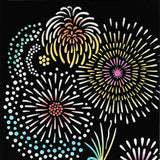 Kenema  - 50288  Bouquet fireworks 花束花火  Japanese Tradition Cotton Towel (The dyed Tenugui)