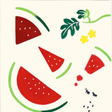 Kenema  -  50290  Ripe watermelon 食べ頃スイカ  Japanese Tradition Cotton Towel (The dyed Tenugui)