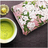 Chirimen Sansaku Furoshiki 100% silk  - Eda Sakura  枝桜  - Furoshiki (Japanese Wrapping Cloth) 68 x 68 cm 正絹さざ波ちりめん友仙ふろしき