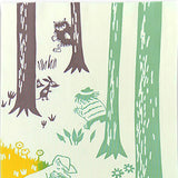 Kenema -  51020  Moomin Characters series -   Nap  お昼寝   (The dyed Tenugui)