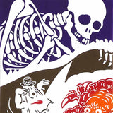 Kenema  - 50286 Ghost Test of Courage 妖怪肝試し  Japanese Tradition Cotton Towel (The dyed Tenugui)