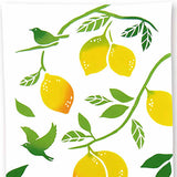 Kenema - 50254  Lemon Tree  レモンツリー (The dyed Tenugui) - Japanese traditional Tenugui