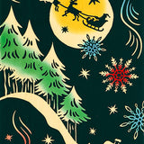 Kenema  -  50300   Moonlight Christmas    ムーンライトクリスマス     (The dyed Tenugui)