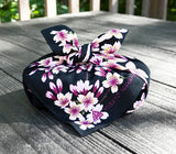 Asayama Misato - Sakura (cherry blossoms)   桜 50 x 50 cm Furoshiki (Japanese Wrapping Cloth)