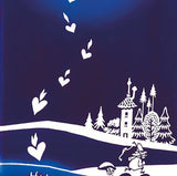 Kenema -  51017   Moomin Characters series - Romance   ロマンス(The dyed Tenugui)