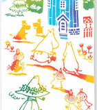 Kenema - 51008  Moomin Characters series -  Let's go home  お家へ帰ろう   (The dyed Tenugui)