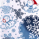 Kenema  -  50299  Snowflakes falling  雪花舞う  (The dyed Tenugui)