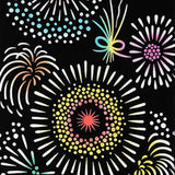 Kenema  - 50288  Bouquet fireworks 花束花火  Japanese Tradition Cotton Towel (The dyed Tenugui)
