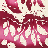 Kenema  -  50225  Oimo hori  お芋堀り   (The dyed Tenugui)