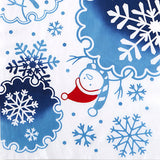 Kenema  -  50299  Snowflakes falling  雪花舞う  (The dyed Tenugui)