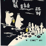Kenema -  51021  Moomin Characters series -   moonlight   月明かり   (The dyed Tenugui)