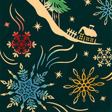 Kenema  -  50300   Moonlight Christmas    ムーンライトクリスマス     (The dyed Tenugui)