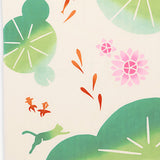 Kenema -  50213   Kingyo to suiren      金魚と睡蓮       (The dyed Tenugui)