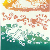 Kenema -  51020  Moomin Characters series -   Nap  お昼寝   (The dyed Tenugui)