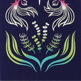 Kenema  -  50287  Lotus goldfish 蓮見金魚  Japanese Tradition Cotton Towel (The dyed Tenugui)