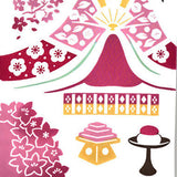 Kenema  -  50240  Haru bina 春雛  Japanese Tradition Cotton Towel (The dyed Tenugui)