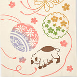 Kenema  - 50234  Temari neko  手鞠猫/てまりねこ  (The dyed Tenugui)