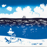 Kenema -  51019  Moomin Characters series - Big fish  大きな魚 (The dyed Tenugui)