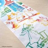 Kenema - 51008  Moomin Characters series -  Let's go home  お家へ帰ろう   (The dyed Tenugui)