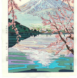 Okada Koichi - #P2 Kawaguchiko no Fuji (The view of Mt.Fuji from Lake Kawaguch) ( 河口湖の富士)- Free Shipping