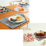 Isamonyou -  Double-Sided Dyeing Sakura Green/Pink 48 伊砂文様 両面 しだれ桜 ピンク/グリーン 20479-132  - Furoshiki (Japanese Wrapping Cloth)