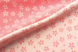 Kirara - Sakura -Double-Sided Dyeing Furoshiki - Pink/Cream - 48 x 48 cm