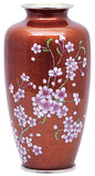 Saikosha - #109-20 Sakura (Cloisonné ware vase) - Free Shipping