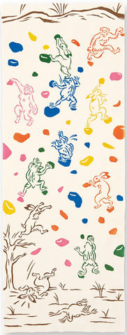 Kenema  - 50098 Chojyugiga   Bouldering  ボルダリング  (The dyed Tenugui)