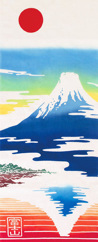 Kenema - 51658 Waraku Fujisan (Mt. Fuji) 富士山 (The dyed Tenugui)