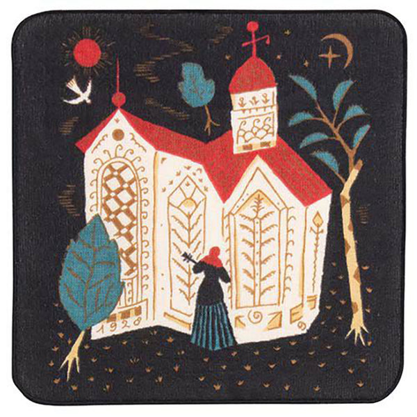 Takehisa Yumeji - Serenade Black - Gauze Towel (Handkerchief