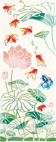 Kenema - 50046 Hasu Kingyo 蓮金魚 (The dyed Tenugui)