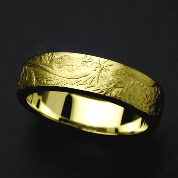Saito & HORIGYN Collaboration - Rise Dragon - Gold Ring
