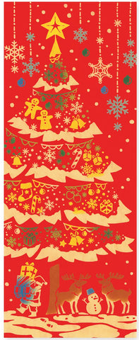Kenema - 50057 Christmas / Decoration Tree デコレーションツリー (The dyed Tenugui) - Japanese traditional Tenugui